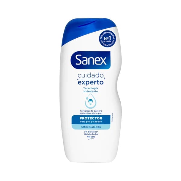 SANEX Cuidado experto Gel hidratante y protector para ducha o baño, para todo tipo de pieles  250 ml. - 0.25 l - Imagen del producto en Findit