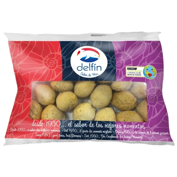 DELFÍN Buñuelos de bacalao ultracongelados 150 g. - 0.15 kg - Imagen del producto en Findit