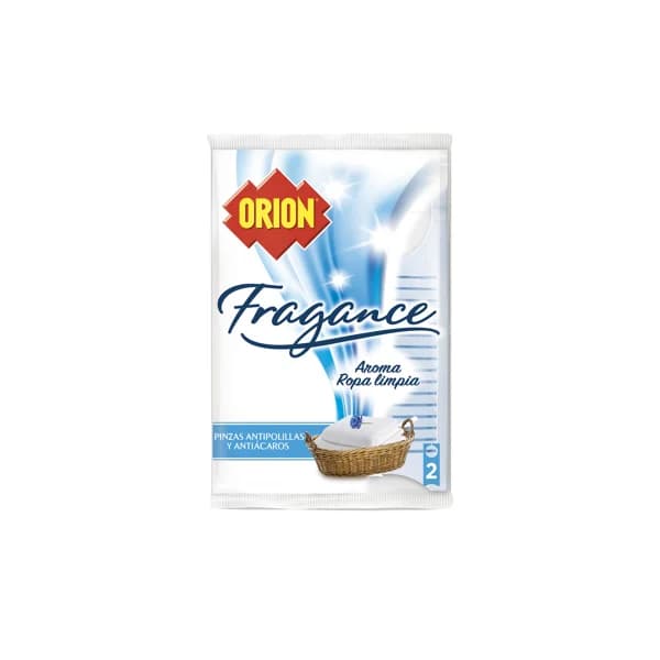 ORION Pinzas antipolillas y antiácaros aroma ropa limpia ORION FRAGANCE 2 uds. - 1 ud - Imagen del producto en Findit