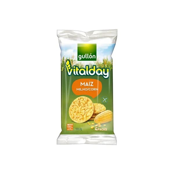 Tortitas de maíz GULLÓN VITALDAY 108,8 g. - 0.11 kg - Imagen del producto en Findit