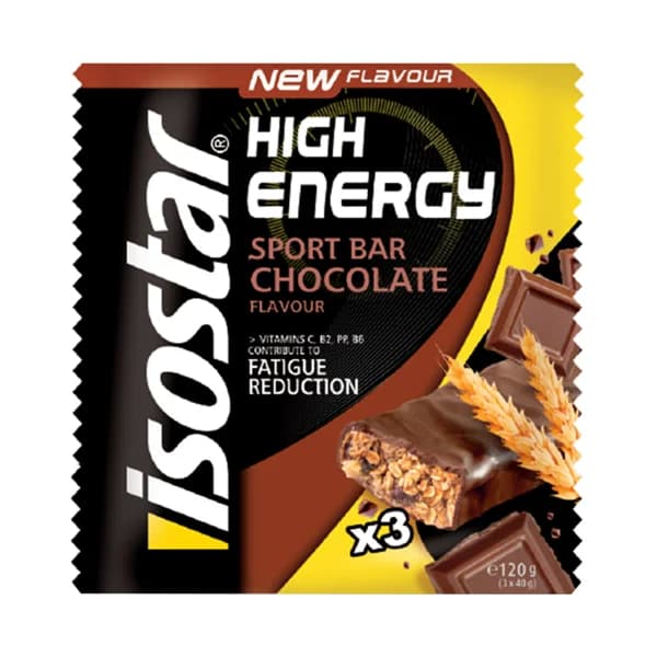 ISOSTAR Barritas energéticas de chocolate ISOSTAR High Energy, 3 uds x 105 g. - 0.15 kg - Imagen del producto en Findit