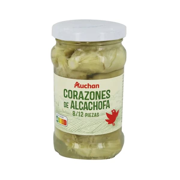 PRODUCTO ALCAMPO Corazones de alcachofas 8/12 piezas frasco de 165 g. - 0.17 kg - Imagen del producto en Findit