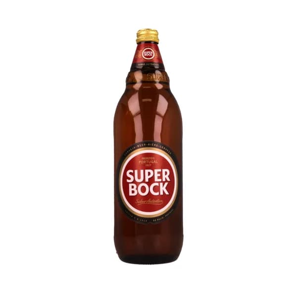 SUPER BOCK ORIGINAL  Cerveza rubia portuguesa 1 litro - 1 l - Imagen del producto en Findit