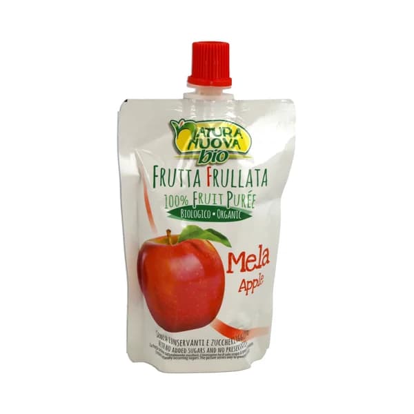 NATURA NUOVA Bolsita de manzana de origen ecológica, sin azúcares añadidos NATURA NUOVA 100 g. - 0.1 kg - Imagen del producto en Findit