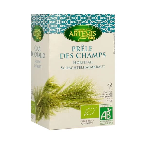ARTEMIS BIO Infusión de cola de caballo procedente de agricultura ecológica ARTEMIS BIO 20 bolsitas - 1 ud - Imagen del producto en Findit