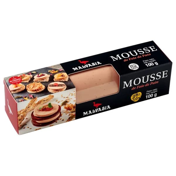 MALVASIA Mousse de foie de pato MALVASIA 100 g. - 0.1 kg - Imagen del producto en Findit