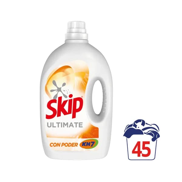 SKIP Ultimate Detegente líquido para lavadora con poder KH-7 45 lavados, 2.025 l. - 1 ud - Imagen del producto en Findit