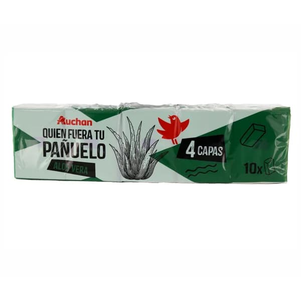 PRODUCTO ALCAMPO Pañuelo pocket aloe vera 4 capas 10 und - 1 ud - Imagen del producto en Findit