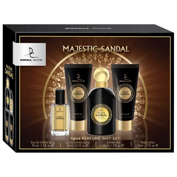 DORALL COLLECTION Majestic sandal Estuche para mujer con colonia, gel y loción corporal. - 1 ud - Imagen del producto en Findit