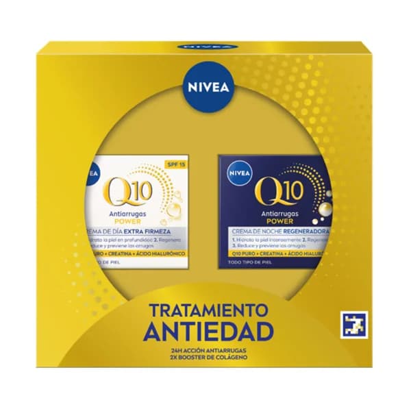 NIVEA Q10 power Estuche con crema de día extra firmeza y crema de noche regeneradora. - 1 ud - Imagen del producto en Findit