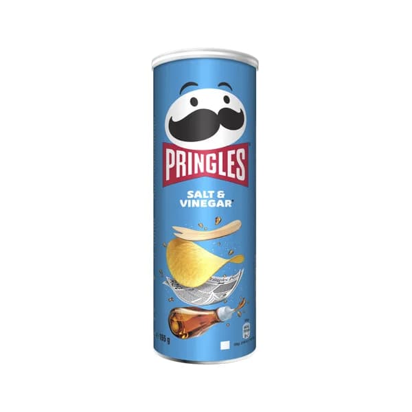 Patatas con forma de teja sabor sal y vinagre PRINGLES 165 g. - 0.17 kg - Imagen del producto en Findit