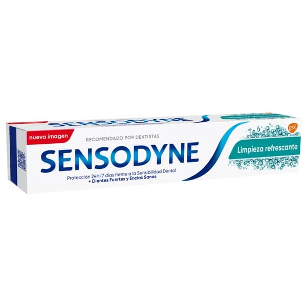 SENSODYNE Pasta de dientes con fluor, especial para personas con sensibilidad dental SENSODYNE Limpieza refrescante 75 ml.. - 0.08 l - Imagen del producto en Findit