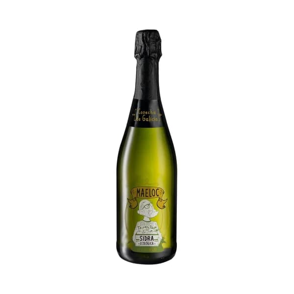 MAELOC Sidra espumosa ecológica botella 75 cl. - 1 ud - Imagen del producto en Findit