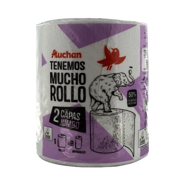 PRODUCTO ALCAMPO Papel de cocina compacto jumbo (90 m) de 2 capas y con certificado Ecolabel. - 1 ud - Imagen del producto en Findit