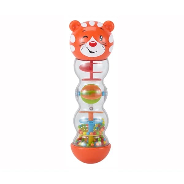 Sonajero con forma de gato y bolitas en el interior, ONE TWO FUN ALCAMPO. - 1 ud - Imagen del producto en Findit