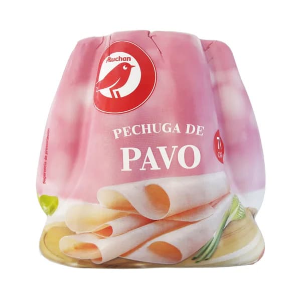 AUCHAN Pechuga de pavo Producto Alcampo - Loncha normal 2 a 3 mm - 1 ud - Imagen del producto en Findit