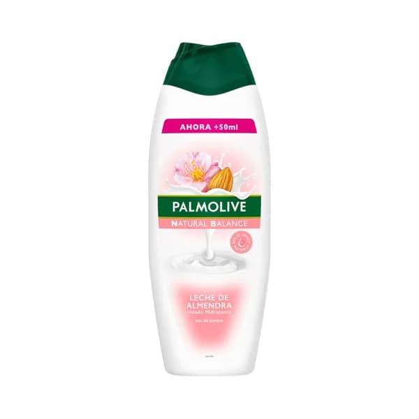 PALMOLIVE Natural balance Gel de baño o ducha con textura crema, enriquecido con leche y extracto de flor de almendra 600 ml. - 0.6 l - Imagen del producto en Findit
