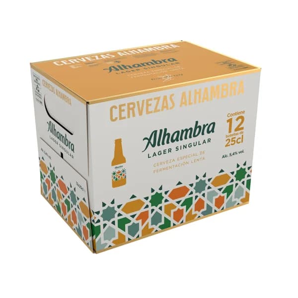 ALHAMBRA Especial Cerveza botella 12 x 25 cl. - 3 l - Imagen del producto en Findit