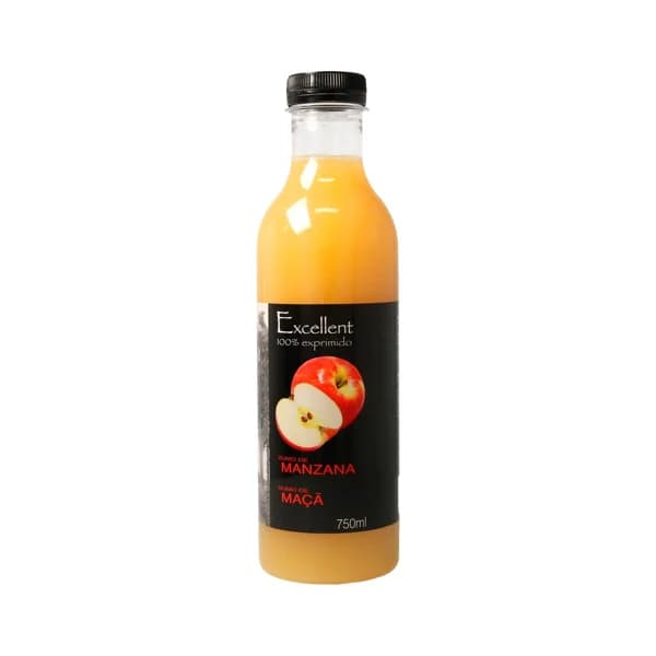 EXCELLENT Zumo de manzana 100% exprimido AUCHAN Mmm! 750 ml. - 0.75 l - Imagen del producto en Findit