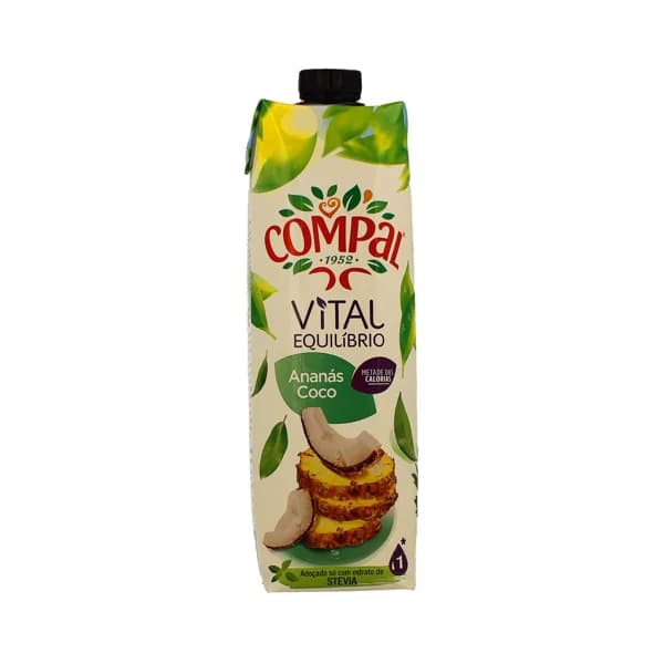 COMPAL Néctar de coco y piña brick de 1 l. - 1 l - Imagen del producto en Findit