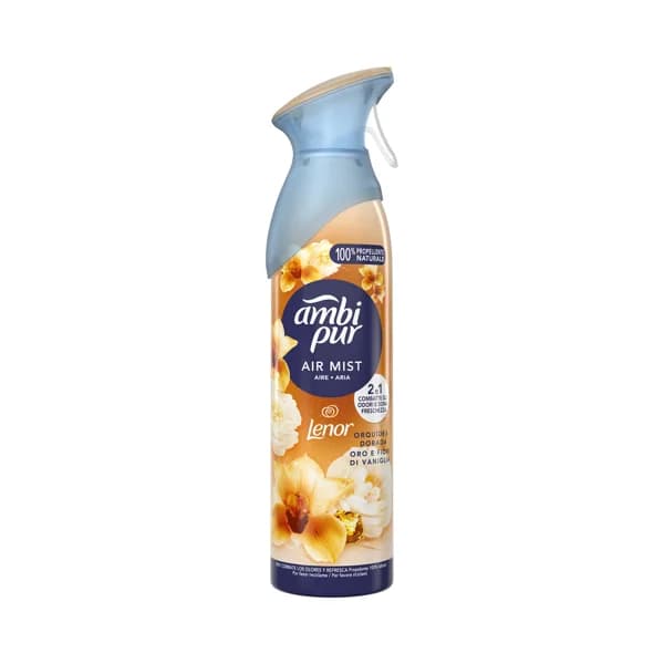 AMBIPUR Air mist Ambientador en spray con aroma a orquidea dorada 185 ml. - 0.19 l - Imagen del producto en Findit