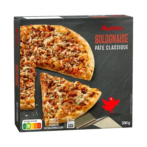 PRODUCTO ALCAMPO Pizza Boloñesa de masa clásica 390 g. - 0.39 kg - Imagen del producto en Findit
