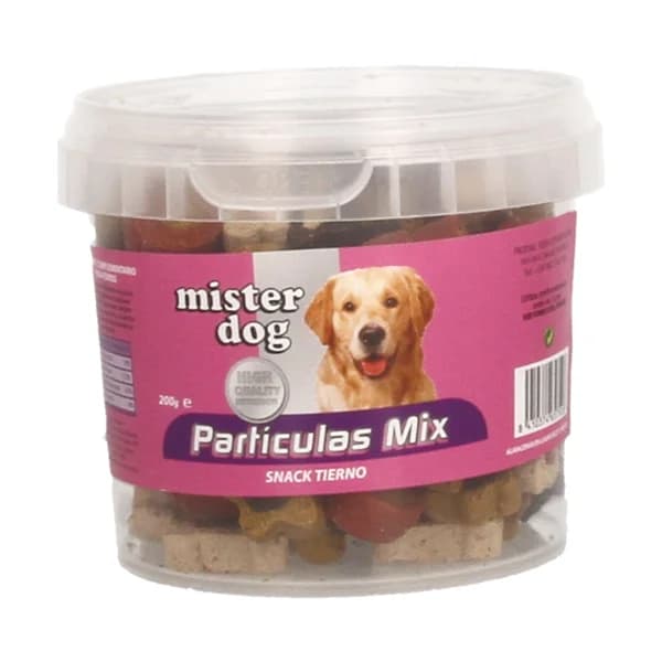 MISTER DOG Bocaditos con sabor a carne tiernos para perros MISTER DOG PARTÍCULAS MIX 200 gr, - 0.2 kg - Imagen del producto en Findit