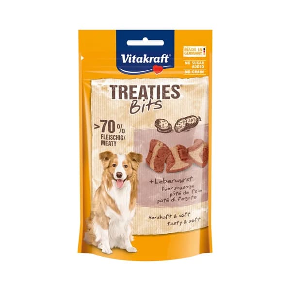 VITAKRAFT Bocaditos con sabor a hígado para perros VITAKRAFT TREATIES BITS 120 gr, - 0.12 kg - Imagen del producto en Findit