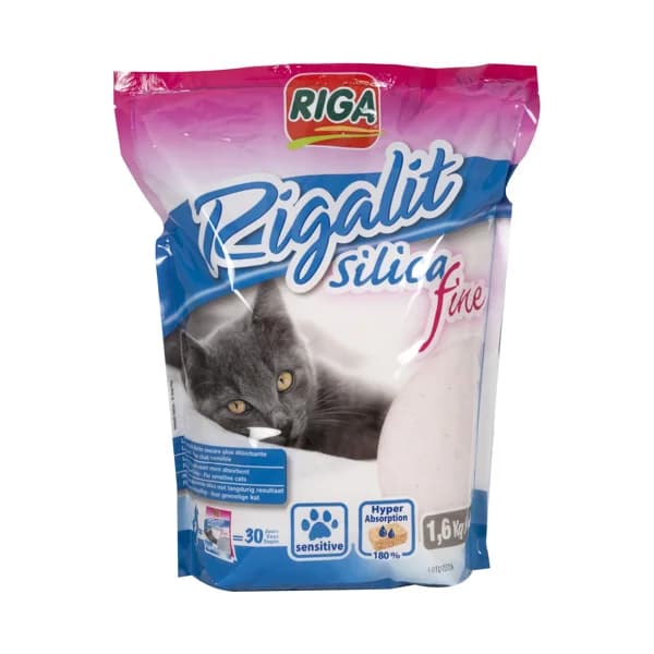 RIGALIT Arena para gatos silica RIGALIT 1,6 kg. - 4 l - Imagen del producto en Findit