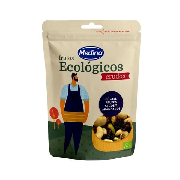 MEDINA Surtido de frutos secos y arándanos ecológicos 100 g. - 0.1 kg - Imagen del producto en Findit