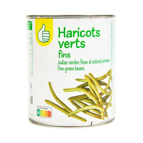 PRODUCTO ECONÓMICO ALCAMPO Judías verdes finas 440 g. - 0.44 kg - Imagen del producto en Findit