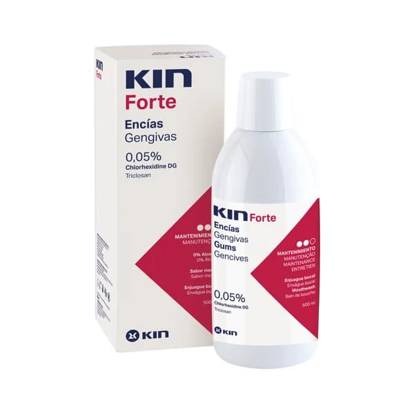 KIN Enjuague bucal especial para el cuidado de las encías KIN Forte 500 ml. - 0.5 l - Imagen del producto en Findit