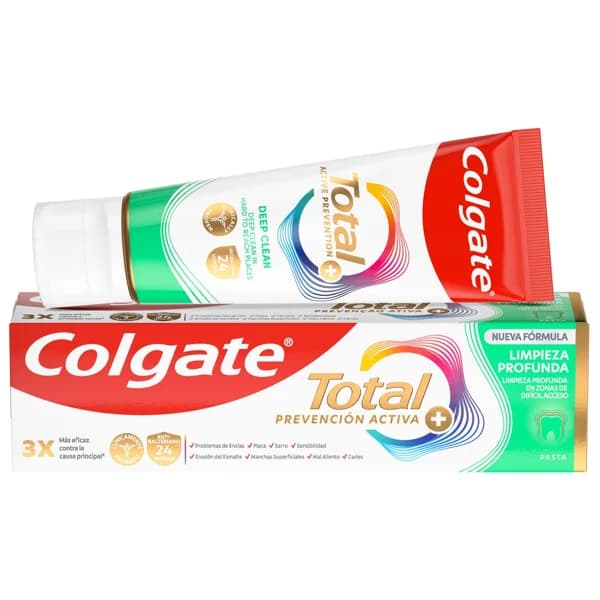 COLGATE Total prevención activa + Pasta de dientes para una limpieza profunda 75 ml. - 0.08 l - Imagen del producto en Findit