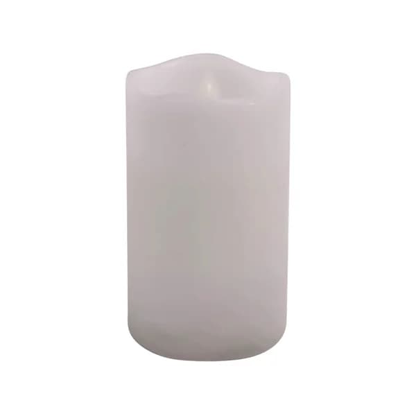 Vela cilíndrica LED, color blanco, ACTUEL. - 1 ud - Imagen del producto en Findit