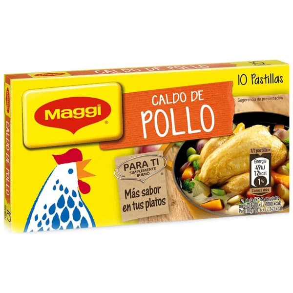 MAGGI Caldo de pollo 10 ud. 100 g. - 0.08 kg - Imagen del producto en Findit