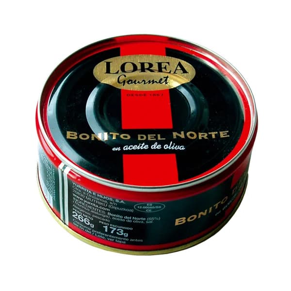LOREA Gourmet Bonito del norte en aceite de oliva, 266 g. - 0.27 kg - Imagen del producto en Findit