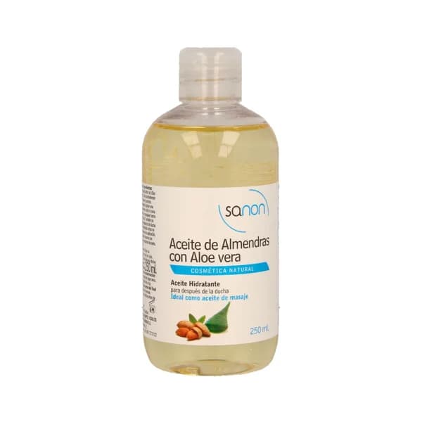 SANON Aceite de almendras con aloe vera SANON 250 ml. - 0.25 l - Imagen del producto en Findit