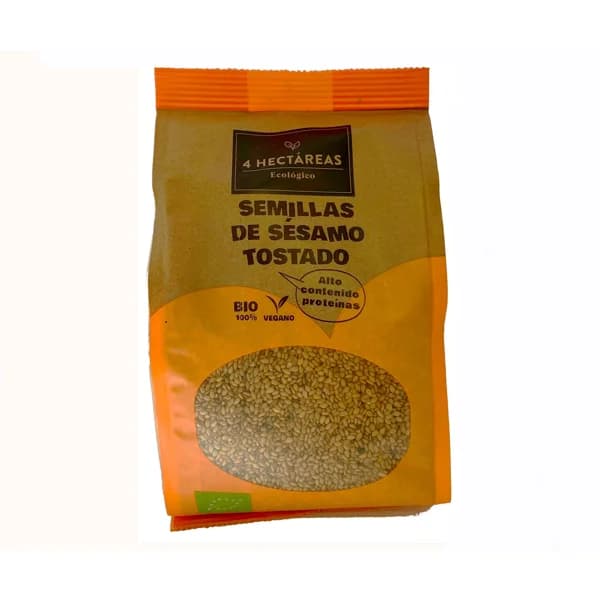 4 HECTÁREAS Semillas sésamo tostado bio 250 g. - 0.25 kg - Imagen del producto en Findit