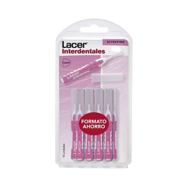 LACER Cepillo interdental ultrafino de 0.45 mm prensado LACER 10 uds. - 1 ud - Imagen del producto en Findit