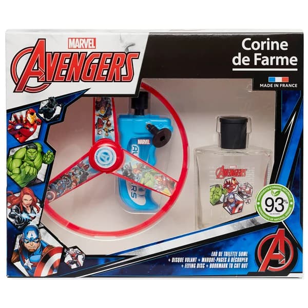 LOS VENGADORES Estuche colonia infantil (50 ml) + lanzador y disco volador. - 1 ud - Imagen del producto en Findit