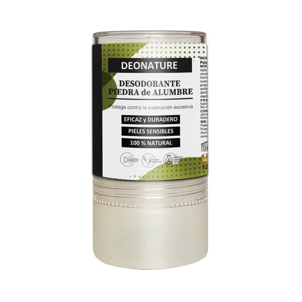 SANON Desodorante roll-on piedra de Alumbre, para pieles sensibles 120 g. - 0.12 kg - Imagen del producto en Findit