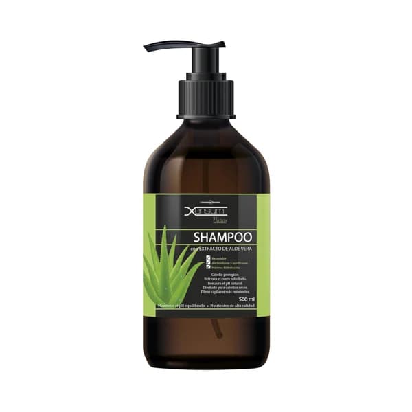 XENSIUM Champú con extracto de aloe vera especialmente indicado para cabellos castigados 500 ml. - 0.5 l - Imagen del producto en Findit