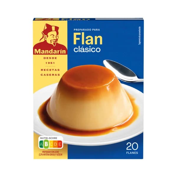 MANDARÍN Clásico Flan en polvo  20 g. - 1 ud - Imagen del producto en Findit