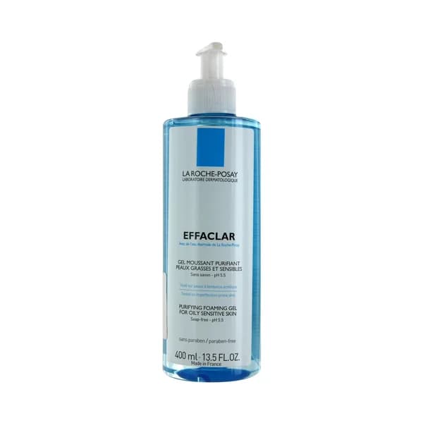 LA ROCHE POSAY Gel limpiador purificante sin jabón para pieles grasas y sensibles LA ROCHE POSAY Effaclar 400 ml. - 0.4 l - Imagen del producto en Findit