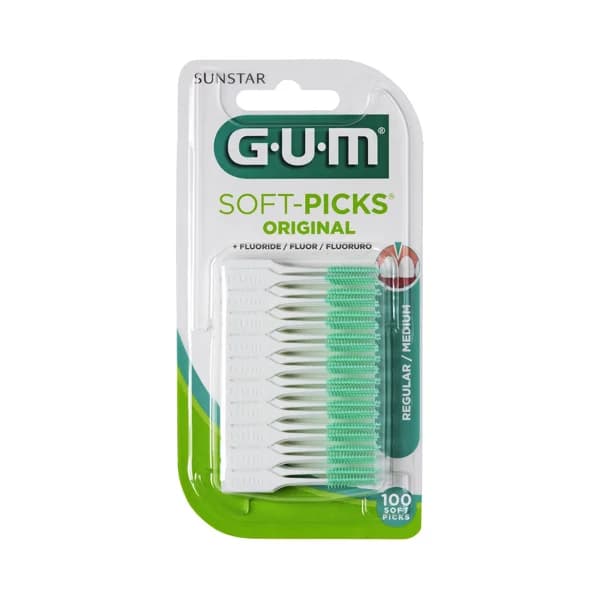 GUM Palillo interdental regular con flúor GUM Soft-picks original 100 uds. - 1 ud - Imagen del producto en Findit