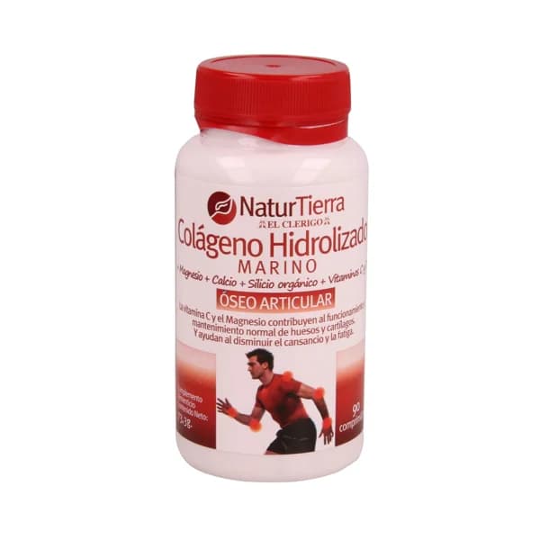 NATURTIERRA Colágeno hidrolizado marino para el normal funcionamiento de los huesos NATURTIERRA 90 comprimidos - 0.07 kg - Imagen del producto en Findit