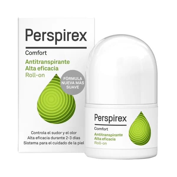 PERSPIREX Comfort Desodorante roll on unisex con acción antitranspirante 20 ml. - 1 ud - Imagen del producto en Findit