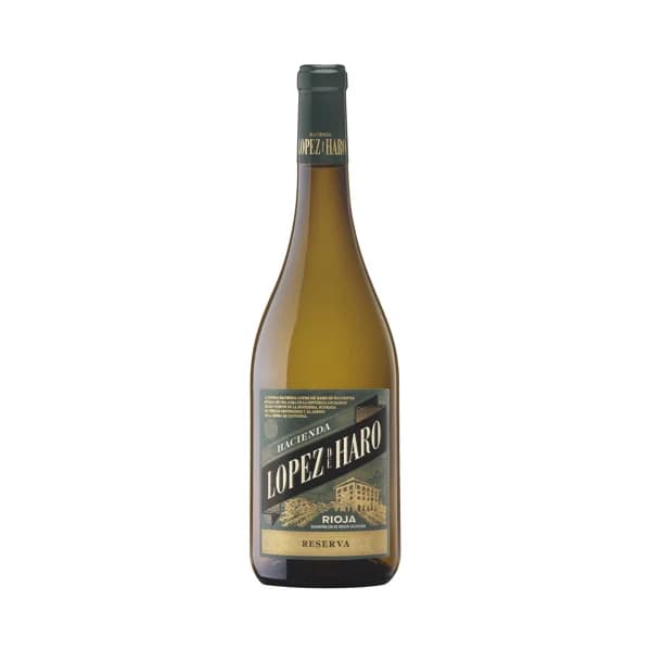 LOPEZ DE HARO Vino blanco reserva con D. O. Ca. Rioja botella 75 cl. - 1 ud - Imagen del producto en Findit