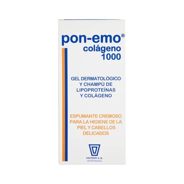 PON-EMO Gel y champú con colágeno y lipoproteínas para pieles y cabellos delicados PON-EMO 500 ml. - 1 l - Imagen del producto en Findit