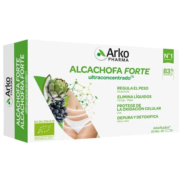 ARKOPHARMA Complemento alimenticio a base de extractos vegetales, en prácticas ampollas 20 uds. - 0.3 l - Imagen del producto en Findit